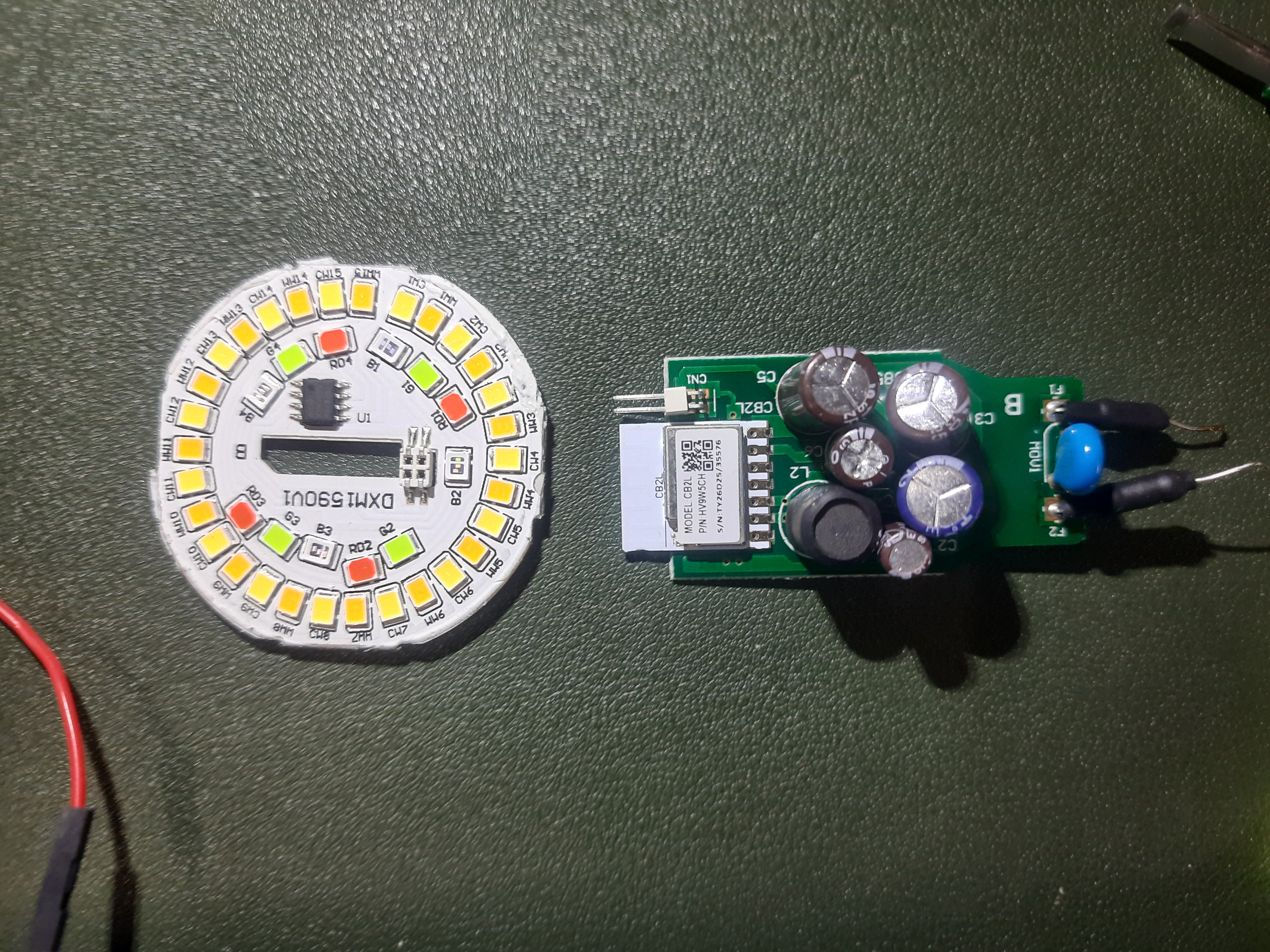 bulb dismantled